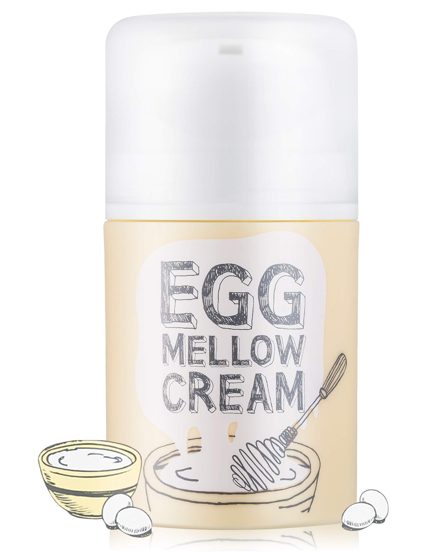Too Cool For School | All-in-One Egg Mellow Cream 1.76 oz | Anti Aging Face Cream | Anti Wrinkle Firming Moisturizer | 98% Pure Collagen Fiber