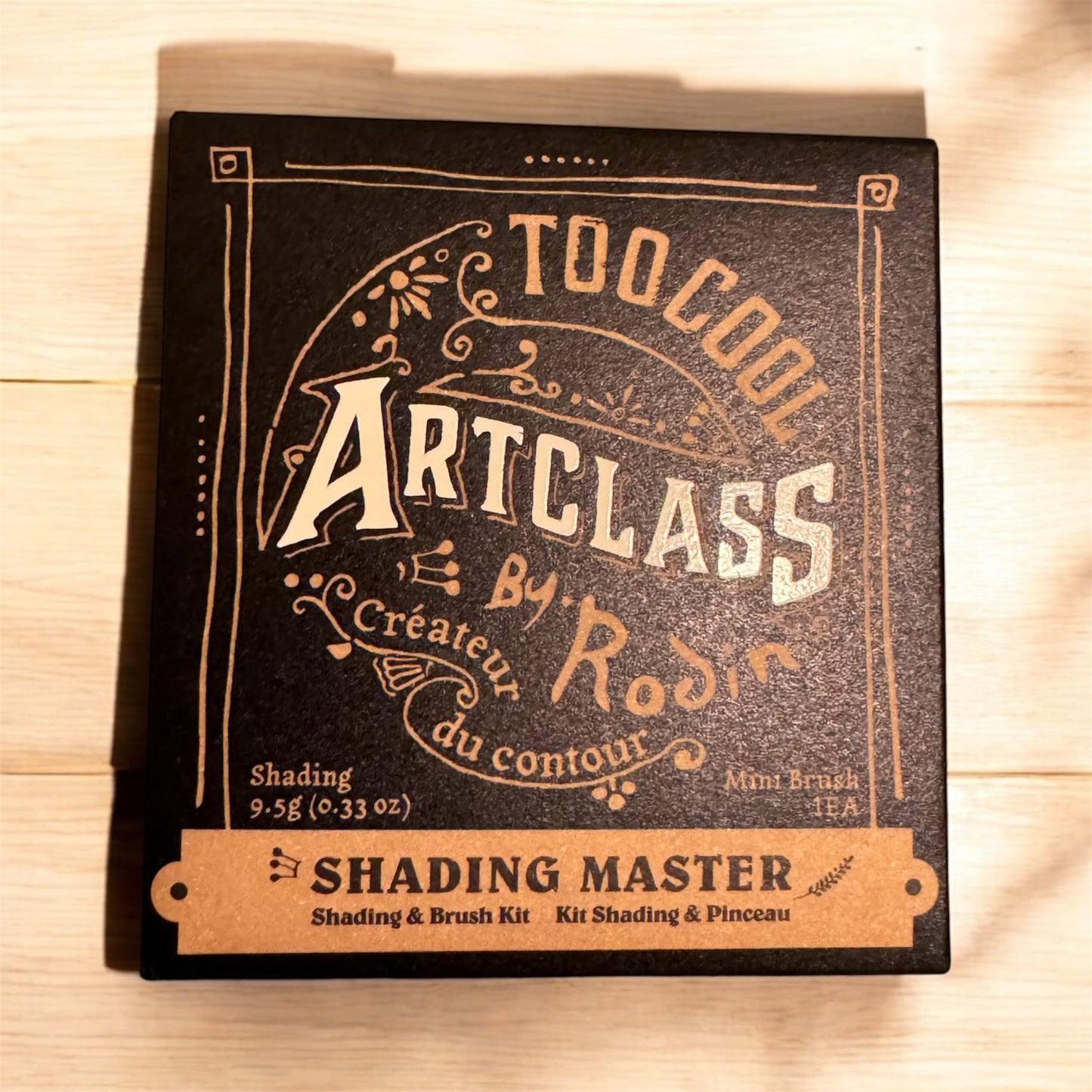 Artclass by Rodin Shading Master, Bronzer Face Powder, #1.5 Neutral, with Brush