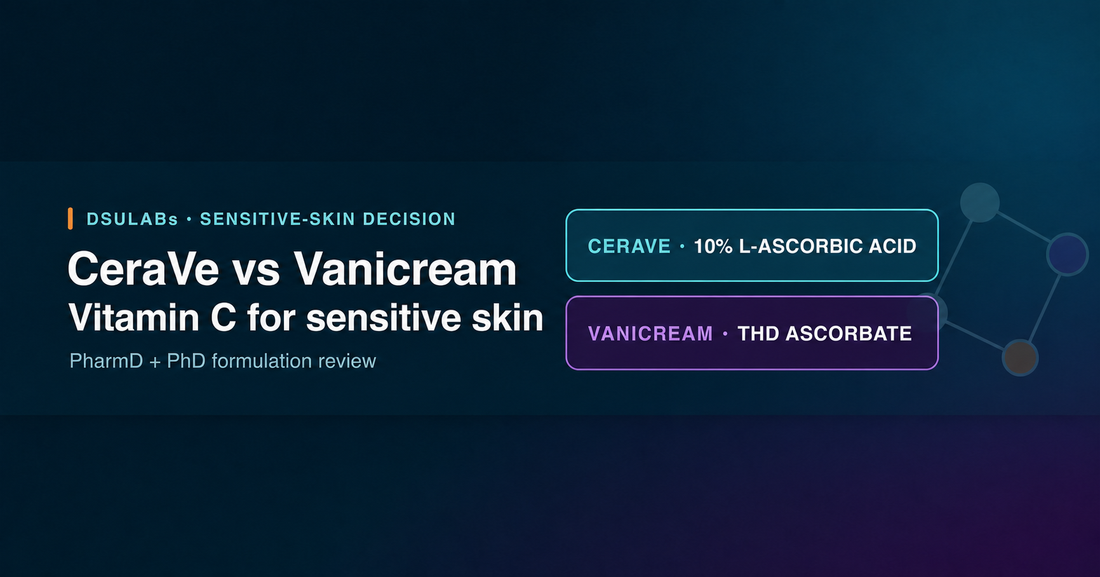 CeraVe vs Vanicream Vitamin C Serum for Sensitive Skin