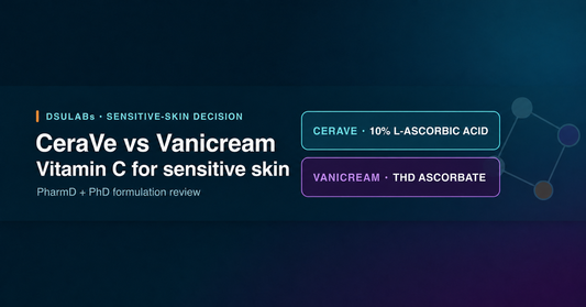 CeraVe vs Vanicream Vitamin C Serum for Sensitive Skin